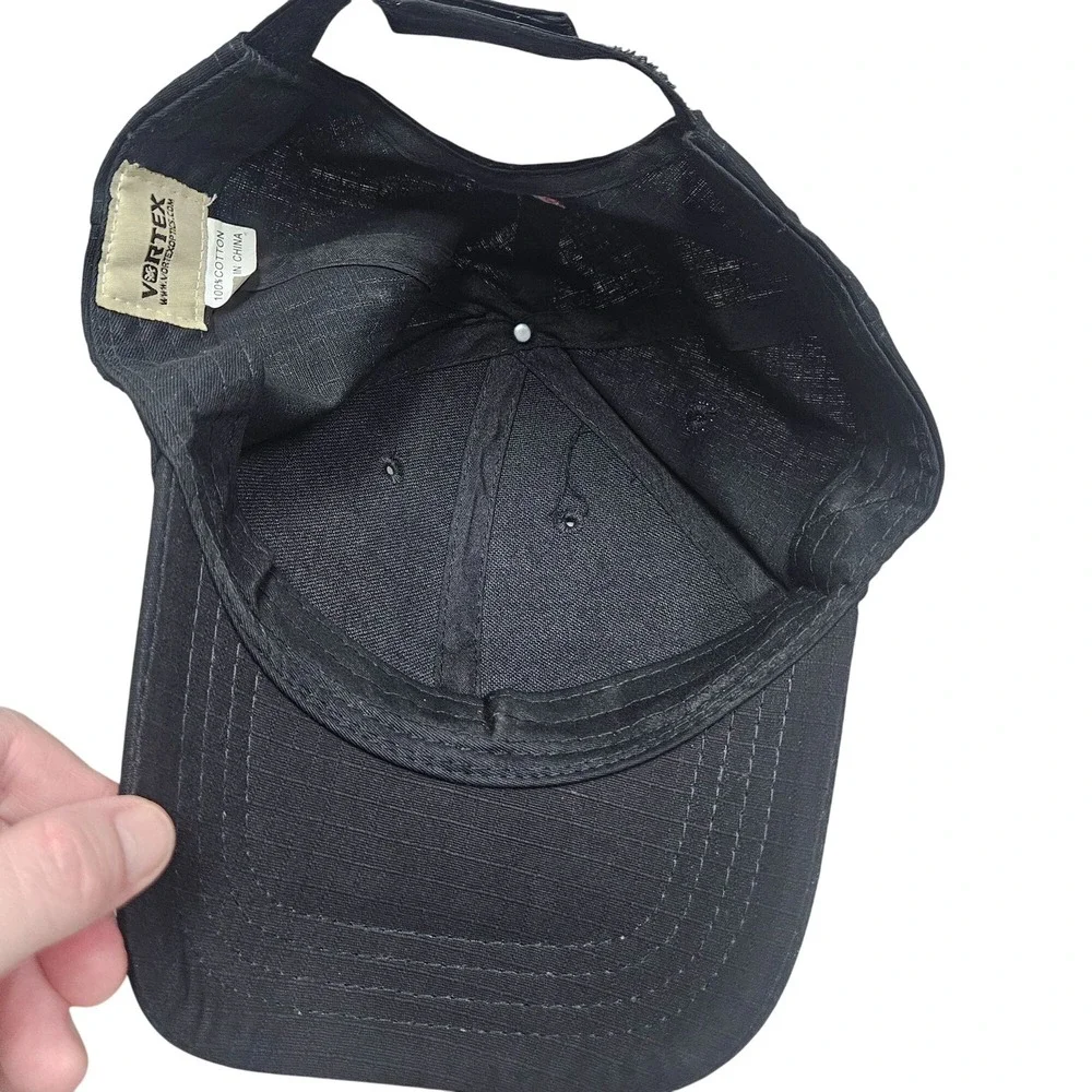 Vortex Nation Black Baseball Cap‎ Adjustable Strap